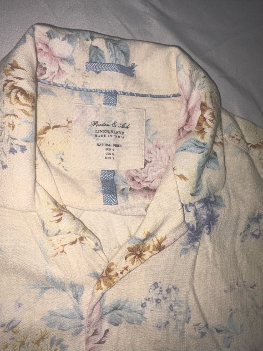 Porter & Ash linen blend short sleeve shirt - Picture 4 of 5